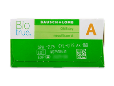 Biotrue ONEday for Astigmatism (30 lentile)