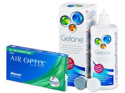 Air Optix for Astigmatism (6 lentile) + soluție Gelone 360ml