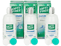 Soluție OPTI-FREE PureMoist 3 x 300 ml 