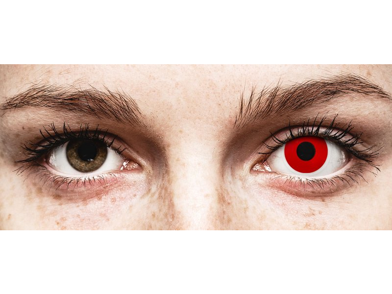 ColourVUE Crazy Lens - Red Devil - fără dioptrie (2 lentile)