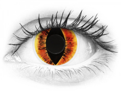 ColourVUE Crazy Lens - Saurons Eye - fără dioptrie (2 lentile)