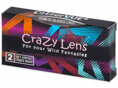 ColourVUE Crazy Lens - Solar Blue - fără dioptrie (2 lentile)