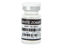 ColourVUE Crazy Lens - White Zombie - fără dioptrie (2 lentile)
