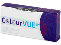 ColourVUE Crazy Lens - BlackOut - cu dioptrie (2 lentile)