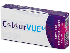 ColourVUE Crazy Lens - WhiteOut - cu dioptrie (2 lentile)