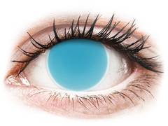 ColourVUE Crazy Glow Electric Blue - fără dioptrie (2 lentile)