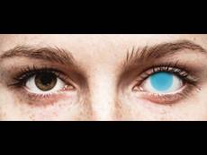 ColourVUE Crazy Glow Electric Blue - fără dioptrie (2 lentile)