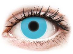 ColourVUE Crazy Glow Blue - fără dioptrie (2 lentile)