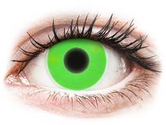 ColourVUE Crazy Glow Green - fără dioptrie (2 lentile)