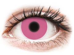 ColourVUE Crazy Glow Pink - fără dioptrie (2 lentile)