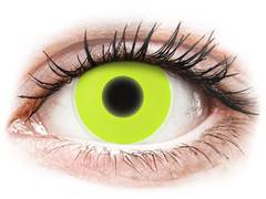 ColourVUE Crazy Glow Yellow - fără dioptrie (2 lentile)