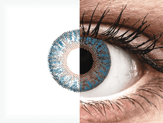 TopVue Color - True Sapphire - cu dioptrie (2 lentile)