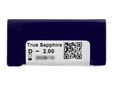 TopVue Color - True Sapphire - cu dioptrie (2 lentile)
