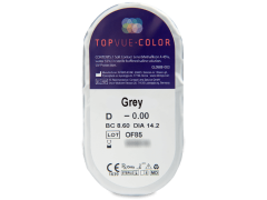 TopVue Color - Grey - fără dioptrie (2 lentile)