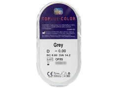 TopVue Color - Grey - fără dioptrie (2 lentile)