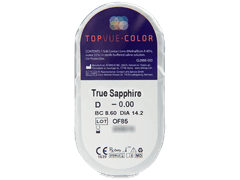 TopVue Color - True Sapphire - fără dioptrie (2 lentile)