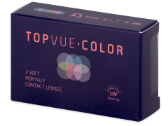 TopVue Color - Turquoise - fără dioptrie (2 lentile)