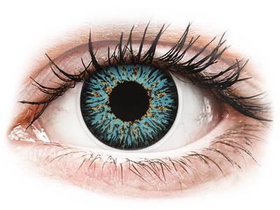 ColourVUE Glamour Aqua - cu dioptrie (2 lentile)