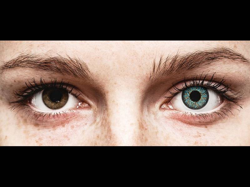 ColourVUE Glamour Aqua - cu dioptrie (2 lentile)