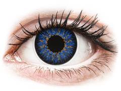 ColourVUE Glamour Blue - cu dioptrie (2 lentile)