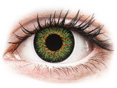 ColourVUE Glamour Green - fără dioptrie (2 lentile)