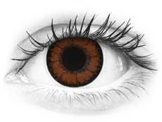 ColourVUE BigEyes Pretty Hazel - cu dioptrie (2 lentile)