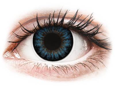 ColourVUE BigEyes Cool Blue - cu dioptrie (2 lentile)