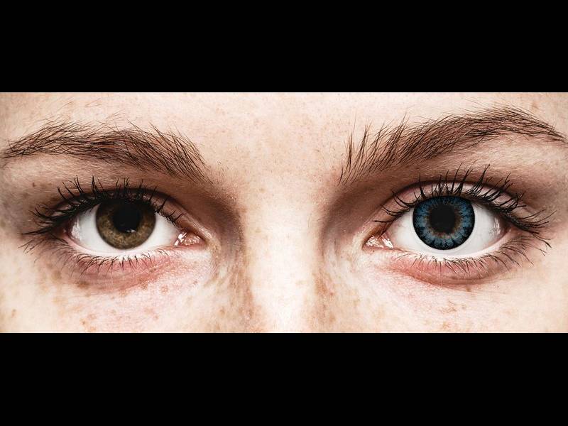 ColourVUE BigEyes Cool Blue - cu dioptrie (2 lentile)