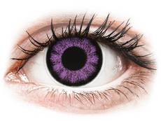 ColourVUE BigEyes Ultra Violet - fără dioptrie (2 lentile)