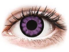 ColourVUE BigEyes Ultra Violet - fără dioptrie (2 lentile)