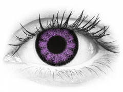 ColourVUE BigEyes Ultra Violet - fără dioptrie (2 lentile)