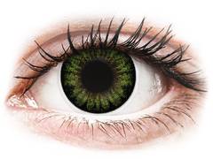 ColourVUE BigEyes Party Green - fără dioptrie (2 lentile)