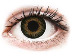 ColourVUE 3 Tones Green - cu dioptrie (2 lentile)