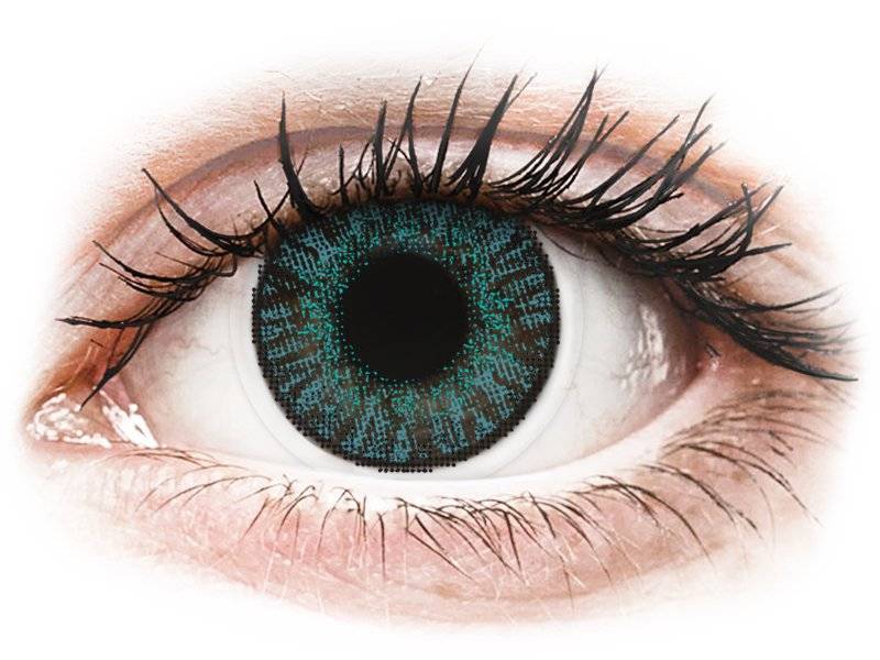 FreshLook ColorBlends Brilliant Blue - cu dioptrie (2 lentile)
