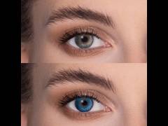 FreshLook ColorBlends Brilliant Blue - cu dioptrie (2 lentile)