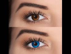 FreshLook ColorBlends Brilliant Blue - cu dioptrie (2 lentile)