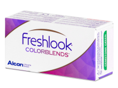 FreshLook ColorBlends Green - fără dioptrie (2 lentile)