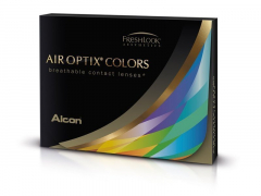 Air Optix Colors - Brilliant Blue - fără dioptrie (2 lentile)
