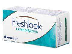 FreshLook Dimensions Carribean Aqua - cu dioptrie (6 lentile)