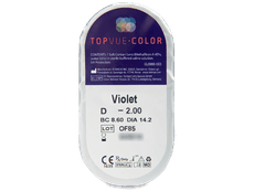 TopVue Color - Violet - fără dioptrie (2 lentile)