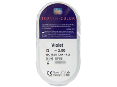 TopVue Color - Violet - fără dioptrie (2 lentile)