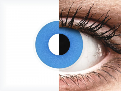 ColourVUE Crazy Lens - Sky Blue - lentile zilnice fără dioptrie (2 lentile)