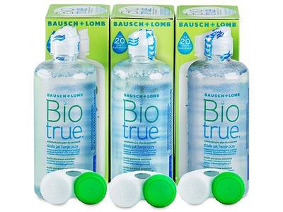 Soluție Biotrue 3 x 300 ml