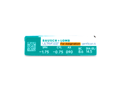 Bausch + Lomb ULTRA for Astigmatism (6 lentile)
