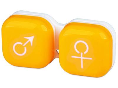 Suport pentru lentile man&woman -galben