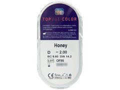 TopVue Color - Honey - cu dioptrie (2 lentile)