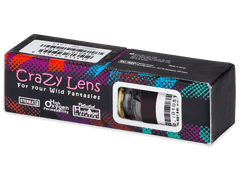 ColourVUE Crazy Lens - Black Screen - plano (2 lenses)