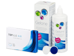 TopVue Air (6 lentile) + soluție Gelone 360 ml