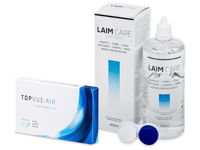 TopVue Air (6 lentile) + LAIM-CARE 400 ml