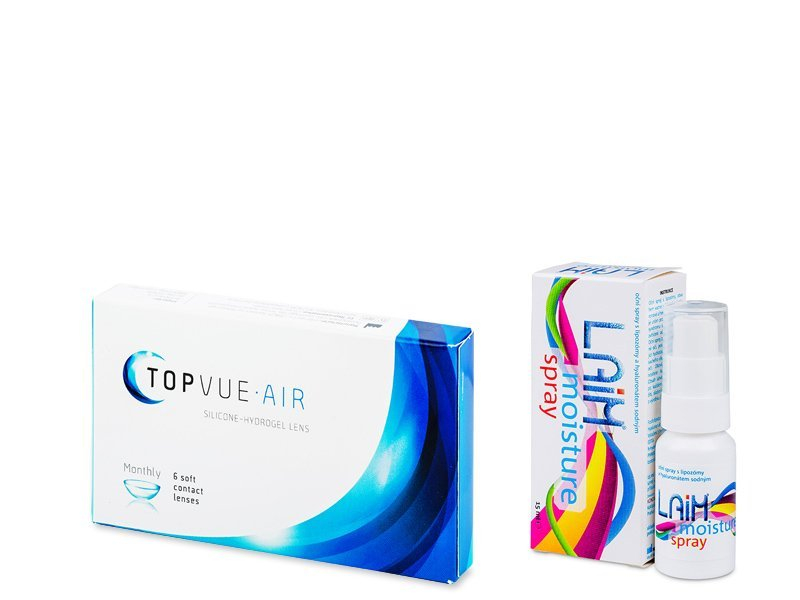 TopVue Air (6 lentile) + Laim Moisture spray